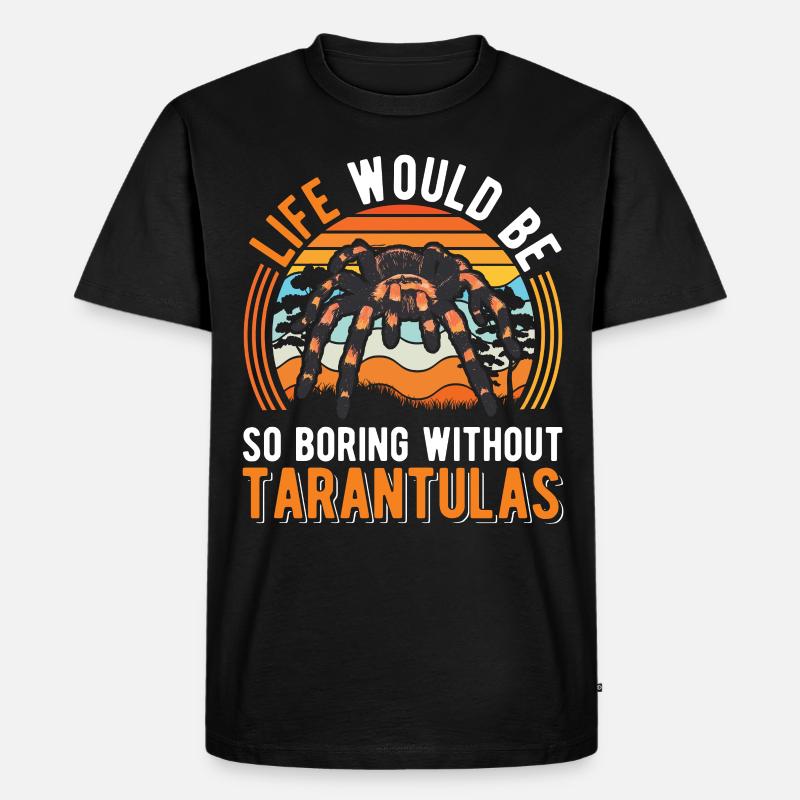 Tarentule Araignée Tarentule - T-shirt Premium bio Homme - noir