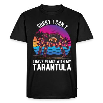 Tarantula Spider Tarantula - Men's Premium Organic T-Shirt - black - Front - Nico (187cm)