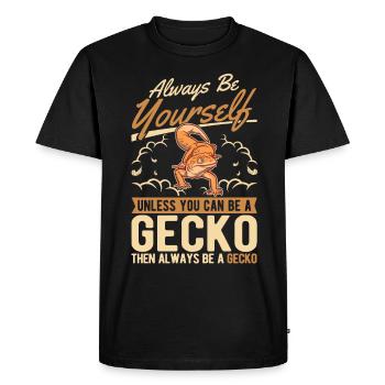 Soyez toujours vous-même Sauf si vous pouvez être un Gecko - T-shirt Premium bio Homme - noir - Devant - Nico (187cm)