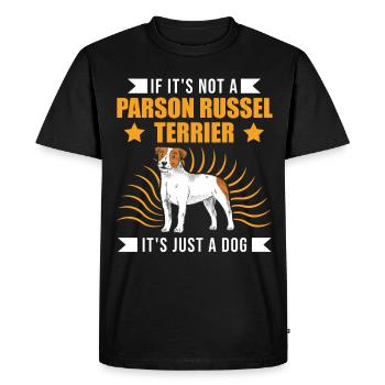 Parson Russell Terrier Owner - Men's Premium Organic T-Shirt - black - Front - Nico (187cm)