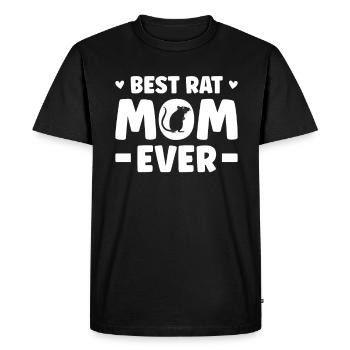 Rat Mama Rat Owner Rat Girl - Men's Premium Organic T-Shirt - black - Front - Nico (187cm)