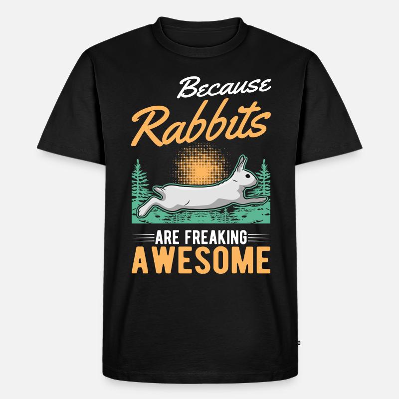 Rabbit Gift Rabbit Rabbit - Men's Premium Organic T-Shirt - black