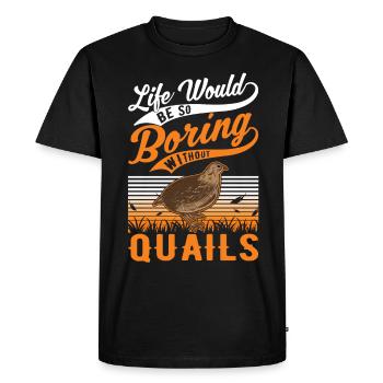 Geese Gift Goose Lovers Goose Breeders - Men's Premium Organic T-Shirt - black - Front - Nico (187cm)
