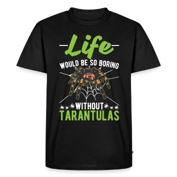 Tarantula Gift Spider Tarantula - Men's Premium Organic T-Shirt - black - Front - Nico (187cm)
