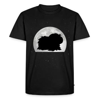 Cochon d’Inde Lune Cochon d’Inde Cochon d’Inde - T-shirt Premium bio Homme - noir - Devant - Nico (187cm)