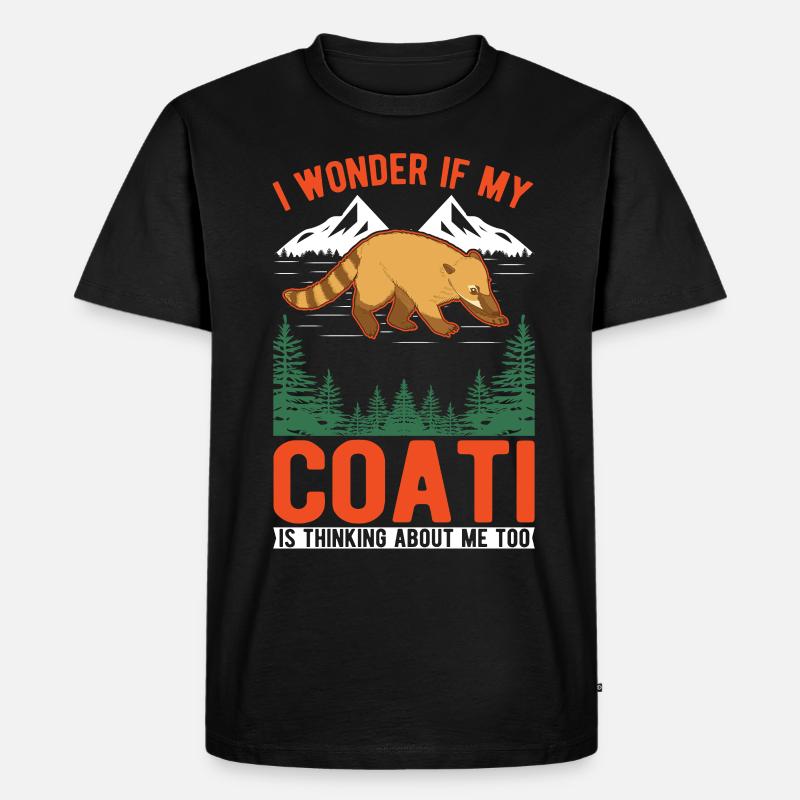 Coati Gift Coati Proboscis - Men's Premium Organic T-Shirt - black