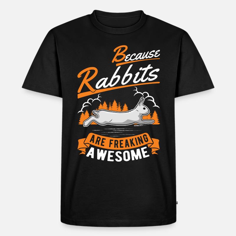 Rabbit Gift Rabbit Rabbit - Men's Premium Organic T-Shirt - black