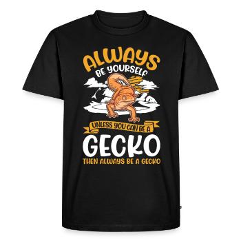Soyez toujours vous-même Sauf si vous pouvez être un Gecko - T-shirt Premium bio Homme - noir - Devant - Nico (187cm)