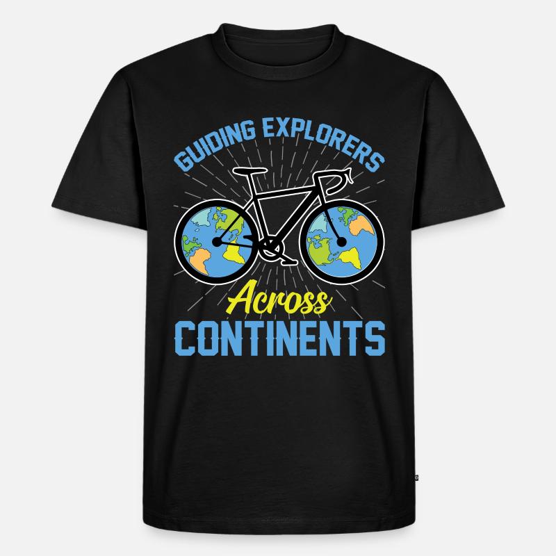 Tourguide Reiseführer Entdecker Guide - Männer Premium Bio T-Shirt - Schwarz