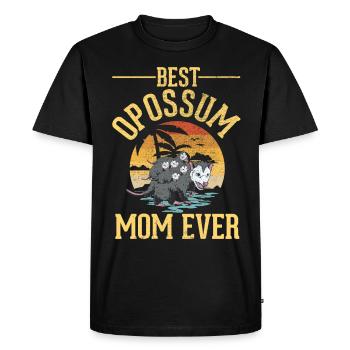 Meilleur Marsupial Possum Mama - T-shirt Premium bio Homme - noir - Devant - Nico (187cm)