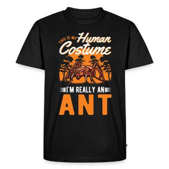 Fourmis Ferme de fourmis Fourmilières de feu - T-shirt Premium bio Homme - noir - Devant - Nico (187cm)