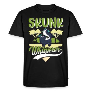 Skunk Whisperer - T-shirt Premium bio Homme - noir - Devant - Nico (187cm)