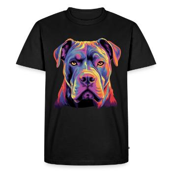 Presa Canario Cane Corso Dogo Canario - Men's Premium Organic T-Shirt - black - Front - Nico (187cm)
