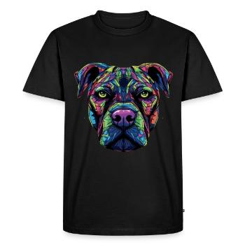 Presa Canario Cane Corso Dogo Canario - Men's Premium Organic T-Shirt - black - Front - Nico (187cm)