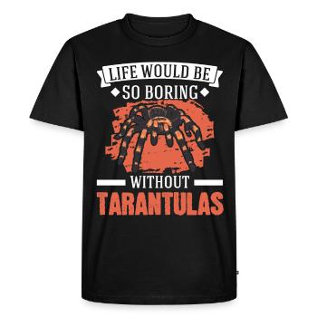 Tarantula Gift Spider Tarantula - Men's Premium Organic T-Shirt - black - Front - Nico (187cm)