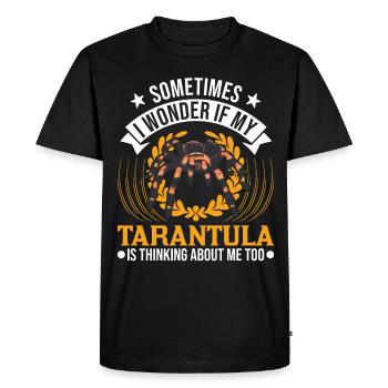 Tarantula Spider Tarantula - Men's Premium Organic T-Shirt - black - Front - Nico (187cm)