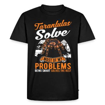 Tarantula Spider Tarantula - Men's Premium Organic T-Shirt - black - Front - Nico (187cm)