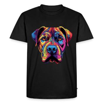 Presa Canario Cane Corso Dogo Canario - Men's Premium Organic T-Shirt - black - Front - Nico (187cm)