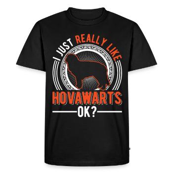 J’aime bien Hovawarts - T-shirt Premium bio Homme - noir - Devant - Nico (187cm)