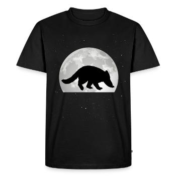 Coati Moon Coati - Men's Premium Organic T-Shirt - black - Front - Nico (187cm)