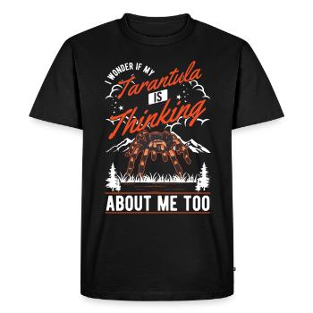 Tarantula Spider Tarantula - Men's Premium Organic T-Shirt - black - Front - Nico (187cm)