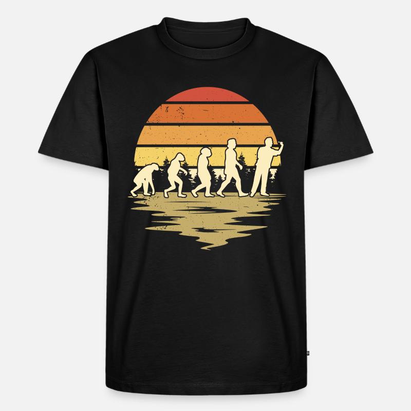 Dart Evolution Darter Darts - Men's Premium Organic T-Shirt - black