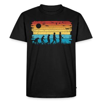 Drone Evolution Drone Pilote Quadcoptère - T-shirt Premium bio Homme - noir - Devant - Nico (187cm)