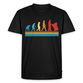 Garbage Man Evolution Garbage Truck - Men's Premium Organic T-Shirt - black - Front - Nico (187cm)