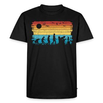 Gamer Evolution Gaming Zocken Video Game - Men's Premium Organic T-Shirt - black - Front - Nico (187cm)