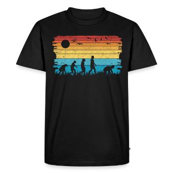 Pavé, Évolution, Sertisseur, Pavé - T-shirt Premium bio Homme - noir - Devant - Nico (187cm)