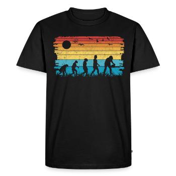 Tree Cutter Evolution Axe Forester Forester - Men's Premium Organic T-Shirt - black - Front - Nico (187cm)