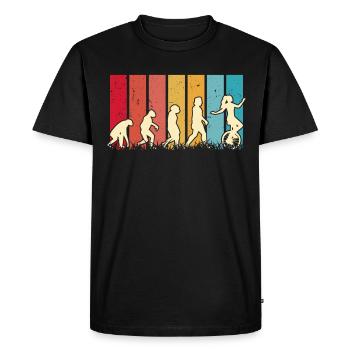 Unicycle Evolution Unicycle Rider - Men's Premium Organic T-Shirt - black - Front - Nico (187cm)