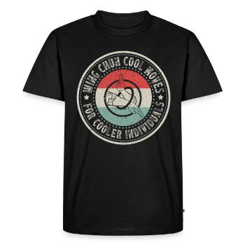 Wing Chun cool moves for cool individuals - Men's Premium Organic T-Shirt - black - Front - Nico (187cm)