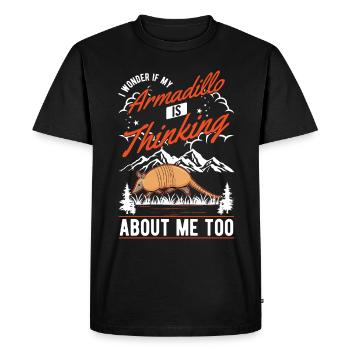 Tatou cadeau tatou - T-shirt Premium bio Homme - noir - Devant - Nico (187cm)