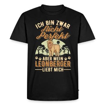 Cadeau Leonberg - T-shirt Premium bio Homme - noir - Devant - Nico (187cm)