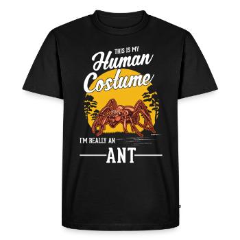 Fourmis, Fourmilière, Fourmilières, Fourmis De Feu - T-shirt Premium bio Homme - noir - Devant - Nico (187cm)