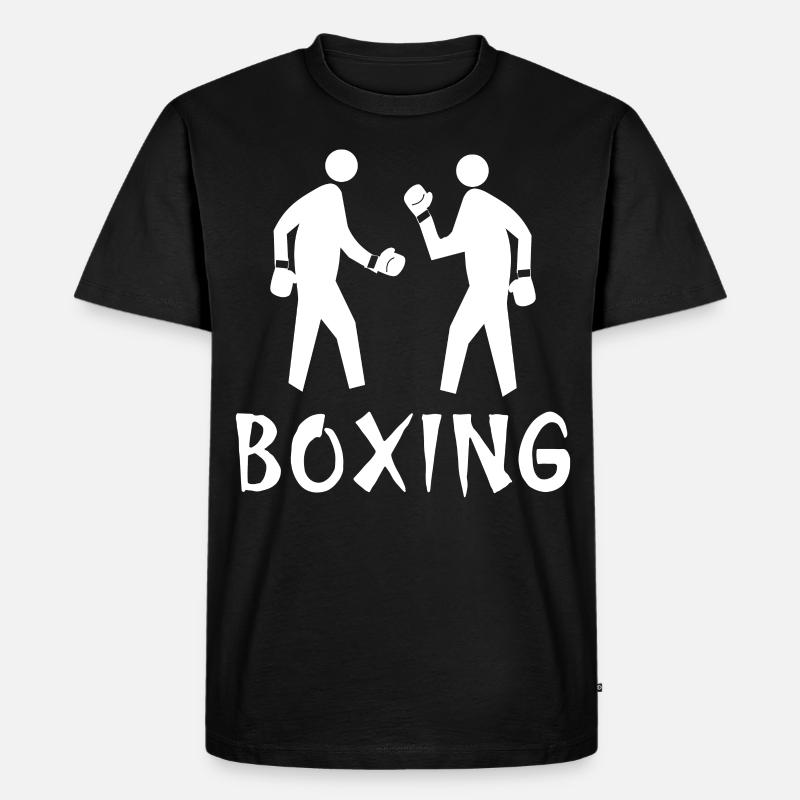 Boxen - Männer Premium Bio T-Shirt - Schwarz