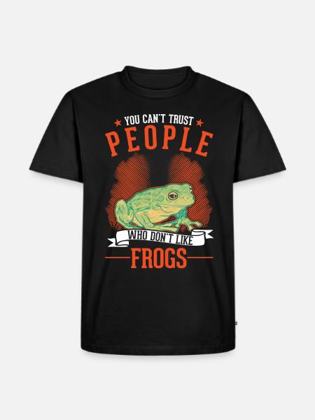 Frog Gift Tree Frog - Men's Premium Organic T-Shirt - black