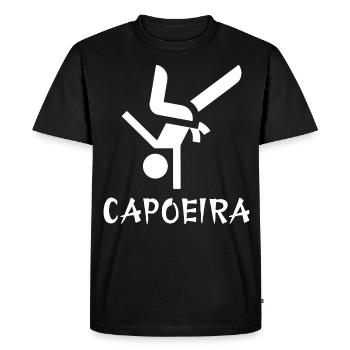 Capoeira - T-shirt Premium bio Homme - noir - Devant - Nico (187cm)