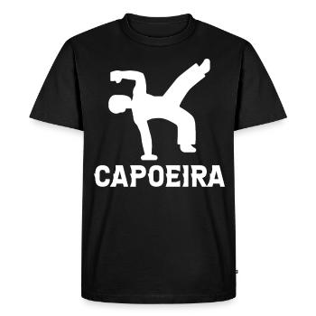 Capoeira - T-shirt Premium bio Homme - noir - Devant - Nico (187cm)