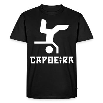 Capoeira - T-shirt Premium bio Homme - noir - Devant - Nico (187cm)