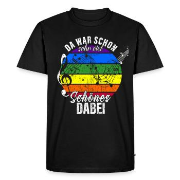 Beaucoup de belles choses avec : chef de chœur, professeur de musique - T-shirt Premium bio Homme - noir - Devant - Nico (187cm)