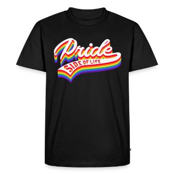 Pride Side of Life Joyeux mois de la fierté LGBTQ - T-shirt Premium bio Homme - noir - Devant - Nico (187cm)