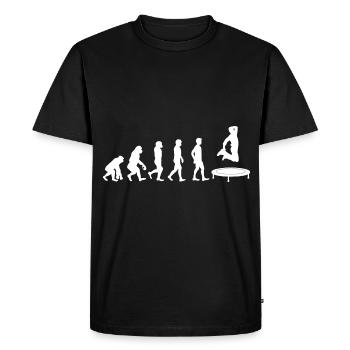 Trampoline Evolution - T-shirt Premium bio Homme - noir - Devant - Nico (187cm)
