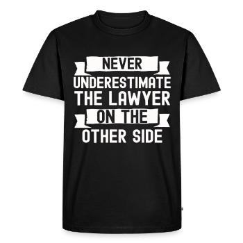 Avocat Avocat Avocat Juge Avocat Cabinet d’avocats - T-shirt Premium bio Homme - noir - Devant - Nico (187cm)