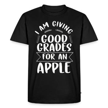 Teacher School Teacher Gift Class Primary School - Men's Premium Organic T-Shirt - black - Front - Nico (187cm)