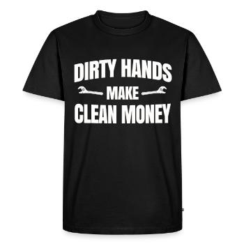 Plumber Gift Profession Craftsman Installer - Men's Premium Organic T-Shirt - black - Front - Nico (187cm)