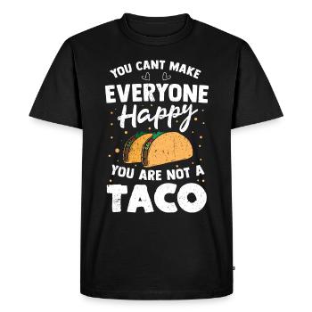 Taco Mexico Food Fast Food Nachos Fiesta Salsa - Men's Premium Organic T-Shirt - black - Front - Nico (187cm)