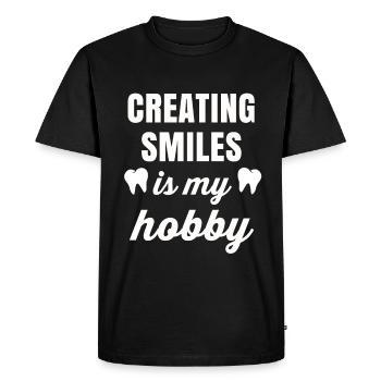 Dentiste Cadeau Dentiste Dentiste Dentaire Dents - T-shirt Premium bio Homme - noir - Devant - Nico (187cm)
