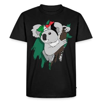 Palästina - Männer Premium Bio T-Shirt - Schwarz - Vorne - Nico (187cm)